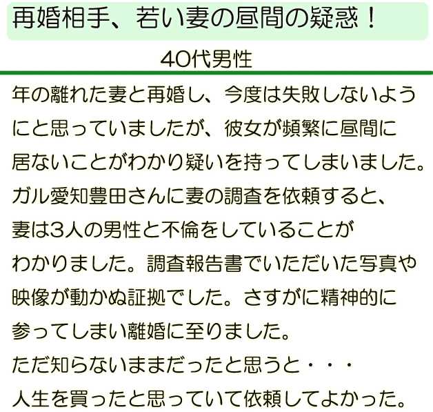 若い妻の昼間の疑惑